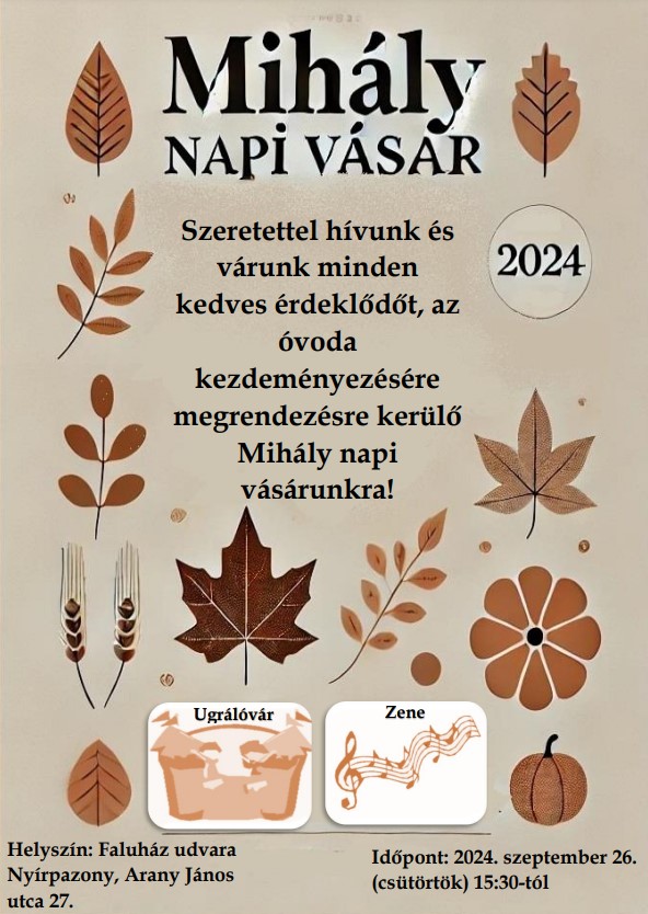 Mihály napi vásár 2024