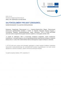 Sajtóközlemény