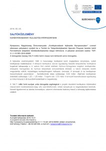Sajtóközlemény