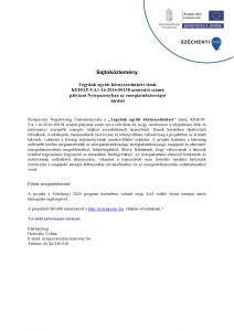Sajtóközlemény